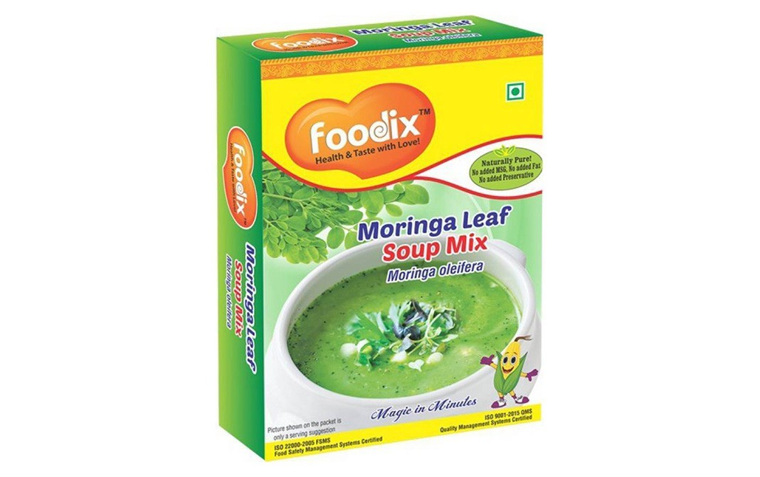 Foodix Moringa Leaf Soup Mix (Moringa Oleifera)   Box  100 grams